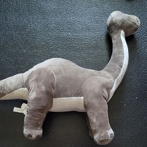 IKEA JÄTTELIK Brontosauros Gray Soft Stuffed 35" Toy Dinosaur Plush - 104.712.07